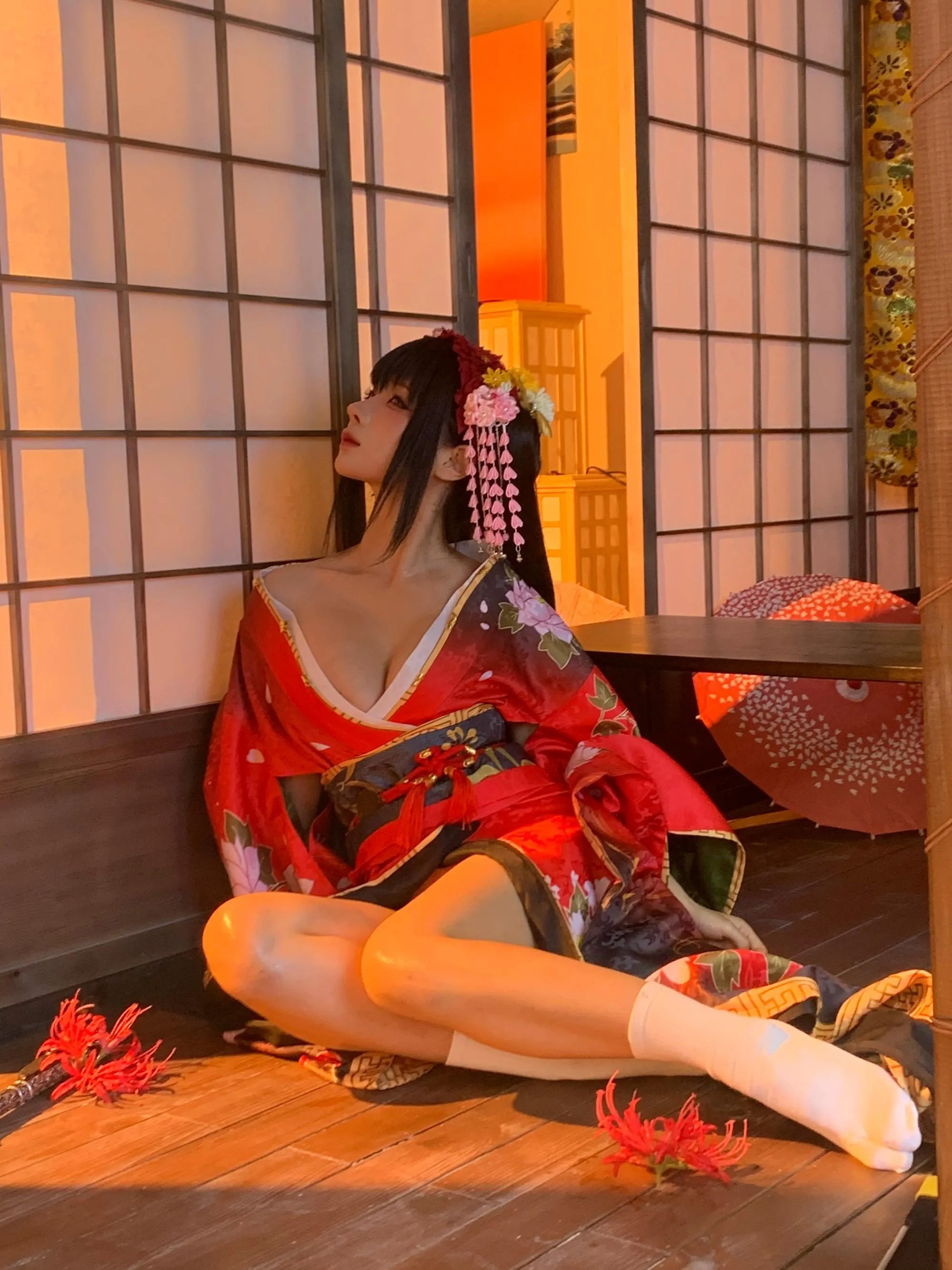蠢沫沫 – NO.304 狂三和服cos-狂三 花絮 [114P]插图1